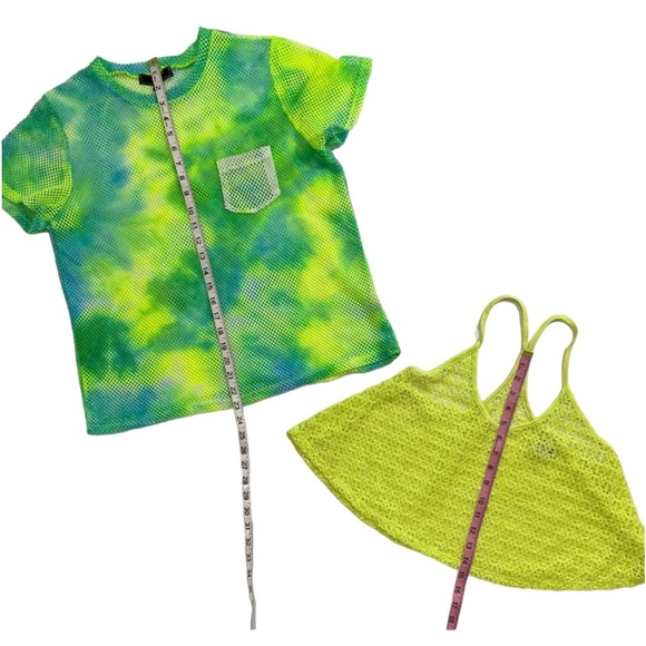 Swim Cover Top Lot, Set of 2 ~ In fun, neon colors - Picture 2 of 9